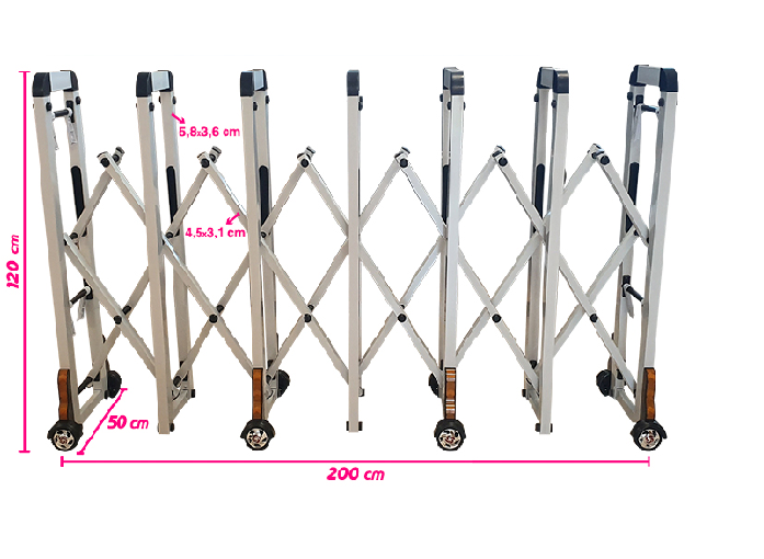 Alüminyum Akordiyon Bariyer